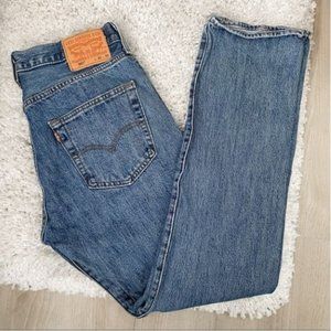 Levi’s High Rise 501 Button Front Jeans